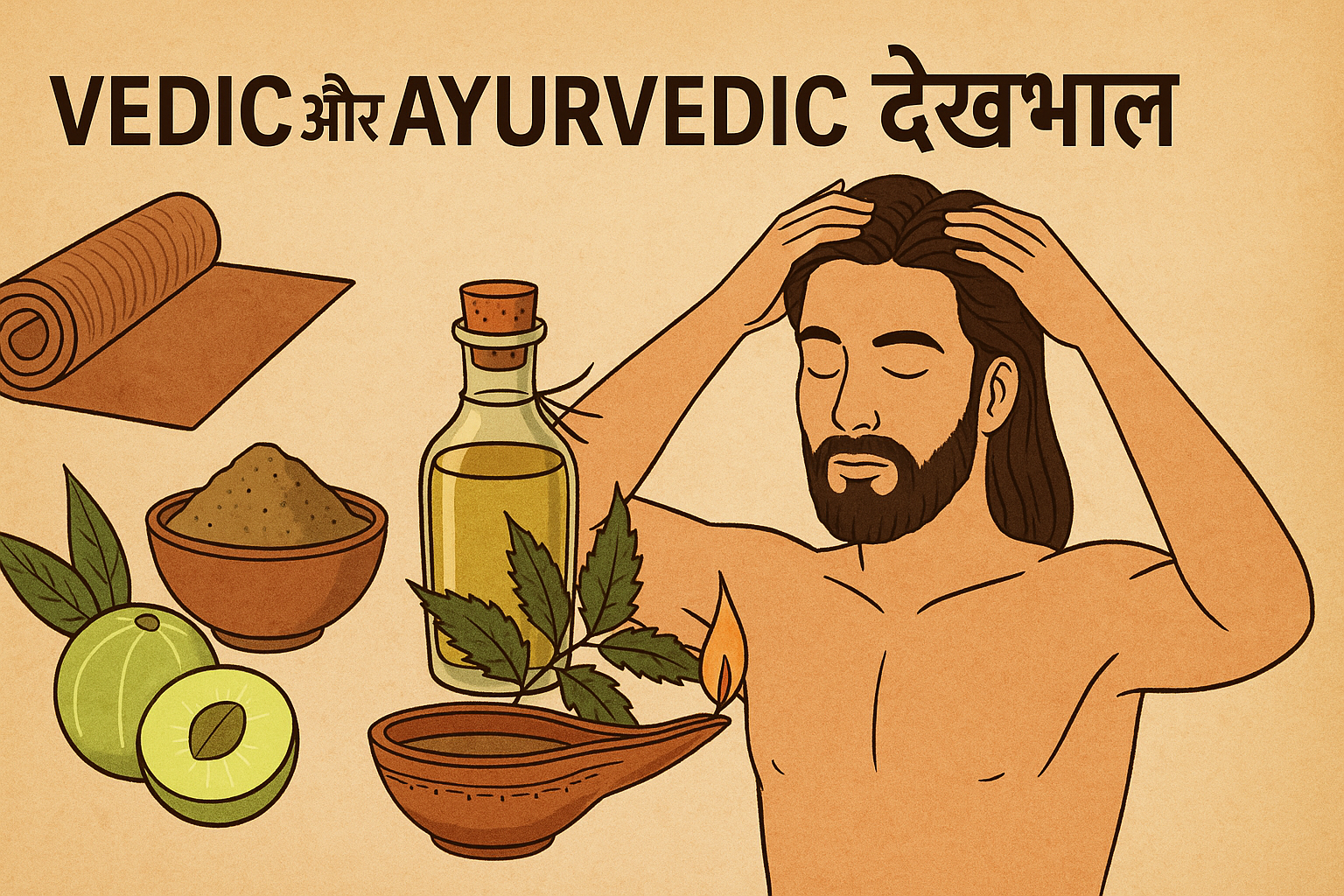 बाल झड़ने और गंजेपन का वैदिक और आयुर्वेदिक समाधान | Hair Fall Ayurvedic Cure