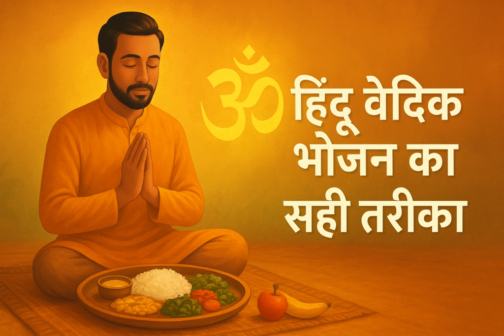 हिंदू वैदिक भोजन का सही तरीका – आयुर्वेदिक नियम और ऋतु अनुसार दिनचर्या