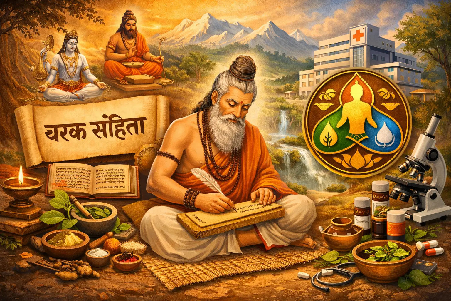 चरक संहिता क्या है? इतिहास, सिद्धांत, श्लोक व वैज्ञानिक प्रमाण